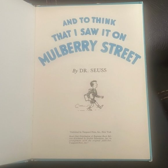Dr.Seuss And To Think I Saw It On Mulberry Street - Picture 8 of 15